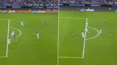 Kylian Mbappe Goal Video: Watch Frenchman Score Lethal Strike From Outside the Box During Real Madrid vs Celta Vigo La Liga 2024–25 Showdown