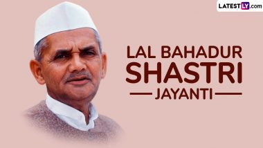 Lal Bahadur Shastri Jayanti 2024 Quotes and Messages: Share Powerful Slogans, HD Images and Wallpapers on the Birth Anniversary of the Former Prime Minister of India