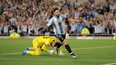 Argentina 6–0 Bolivia, FIFA World Cup 2026 CONMEBOL Qualifiers: Lionel Messi Shines With Hat-Trick; Lautaro Martinez, Julian Alvarez and Thiago Almada Score a Goal Each As La Albiceleste Secure a Dominating Victory