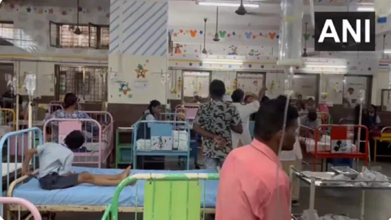Food Poisoning in Thane: 38 Children Hospitalised After Consuming Mid-Day Meal at Kalwa Sahyadri School (Watch Videos)