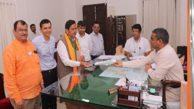 Malabar Hills Assembly Election 2024: BJP Candidate Mangal Prabhat Lodha Files His Nomination for Maharashtra Polls (See Pics)