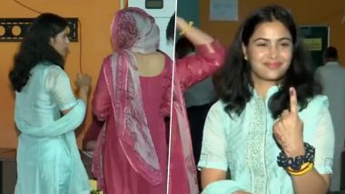 Paris Olympics Double Bronze Medallist Manu Bhaker Casts Her Vote in Jhajjar For Haryana Elections 2024, Shares Her Thoughts After Voting For the First Time (Watch Videos)