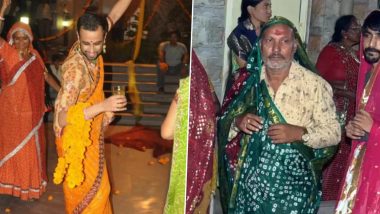 Navratri 2024 Special: Why Do Men Wear Sarees and Twirl for Sheri Garba at Ahmedabad’s Sadu Mata Ni Pol? Know the 200-Year-Old Tradition From Gujarat