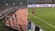 Spectators Throw Bottles and Other Objects Inside Stadium While Protesting Against Referee's Decision During Mohammedan SC vs Kerala Blasters ISL 2024-25 Match (Watch Videos)