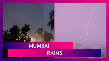 Mumbai Rains: Heavy Rainfall Lashes Financial Capital, Waterlogging in Several Areas; IMD Predicts Downpours in Many States Between October 12–16