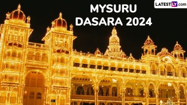 Mysuru Dasara 2024 Procession Live Streaming: Watch Online Telecast of Dussehra Celebrations, Jamboo Savari at Mysore Palace in Karnataka