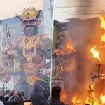 Diwali 2024 in Goa: People in Panaji Burn Effigy of Demon Narakasura as Part of Deepawali Celebrations (Watch Video)