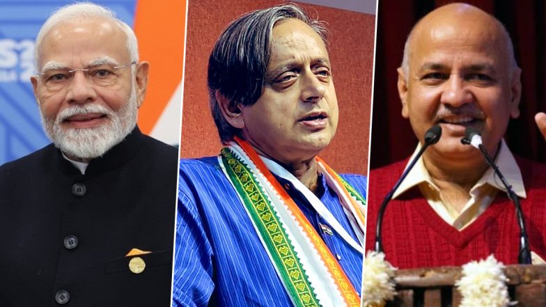 Diwali 2024 Wishes: PM Narendra Modi, Shashi Tharoor, Manish Sisodia and Other Leaders Extend Deepawali Greetings To Citizens