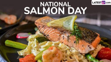 National Salmon Day 2024 Images and Easy Recipe Videos: How To Cook Salmon at Home? Watch Salmon Recipe Instagram Reels and Clips To Prepare the Nutritious Fish