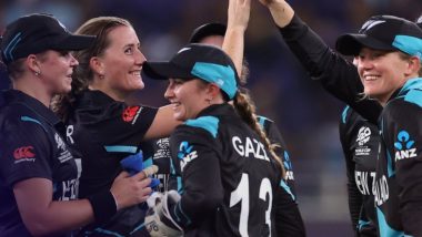 ICC Women's T20 World Cup 2024: India Suffer 58-Run Defeat to New Zealand in Campaign Opener; Rosemary Mair, Lea Tahuhu Star for Sophie Devine's Side