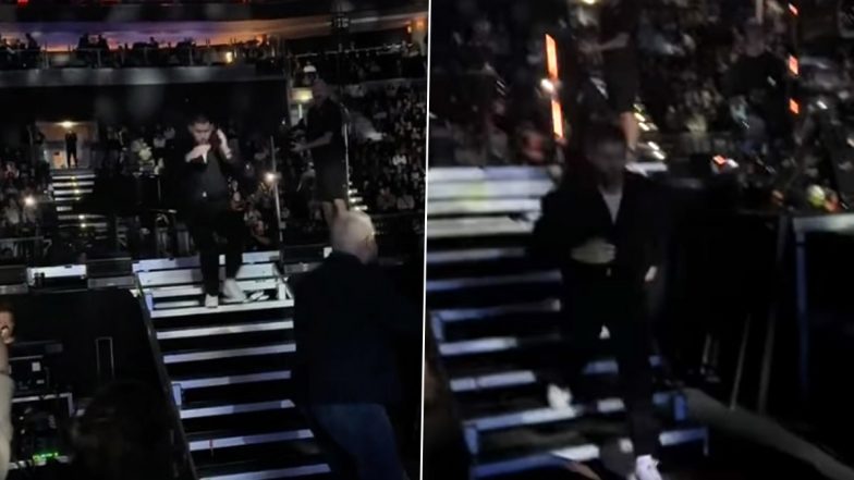 Nick Jonas Abruptly Exits Stage After Laser Gets Aimed at Him During Prague Concert; Video Goes Viral – WATCH