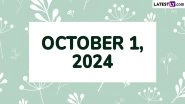 October 1, 2024 Special Days: Which Day Is Today? Know Sunrise, Sunset and Moonrise Time, Holidays, Festivals, Events, Birthdays, Birth and Death Anniversaries Falling on Today's Calendar Date