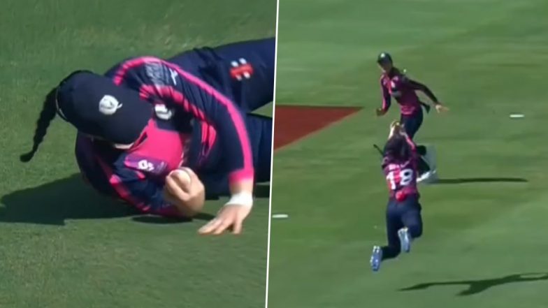 Olivia Bell Takes Stunning Catch To Dismiss Laura Wolvaardt During SA-W vs SCO-W ICC Women's T20 World Cup 2024 Match (Watch Video)