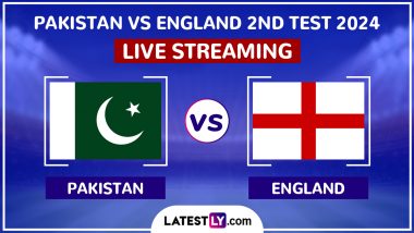 Pakistan vs England 2nd Test 2024 Live Streaming Online in India: How To Watch PAK vs ENG Cricket Match Free Live Telecast on TV?