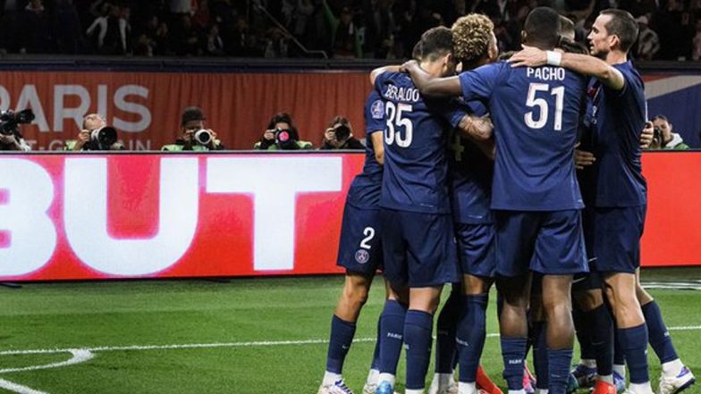 How To Watch PSG vs Strasbourg Ligue 1 2024–25 Live Streaming Online? Get Telecast Details of French League Football Match on TV