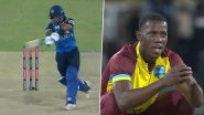 Six Fours in One Over! Shamar Joseph Concedes Boundaries Off All Legal Deliveries Bowled to Pathum Nissanka in One Over During SL vs WI 2nd T20I 2024 (Watch Video)