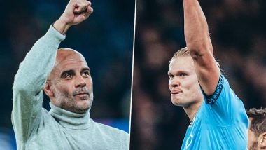 Pep Guardiola Hails 'Unstoppable' Erling Haaland After His Brace in Manchester City's 5–0 Win Against Sparta Praha in UCL 2024–25