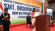 President Droupadi Murmu Hails Indian Community in Malawi As ‘Living Link’ Between Two Nations (See Pics)