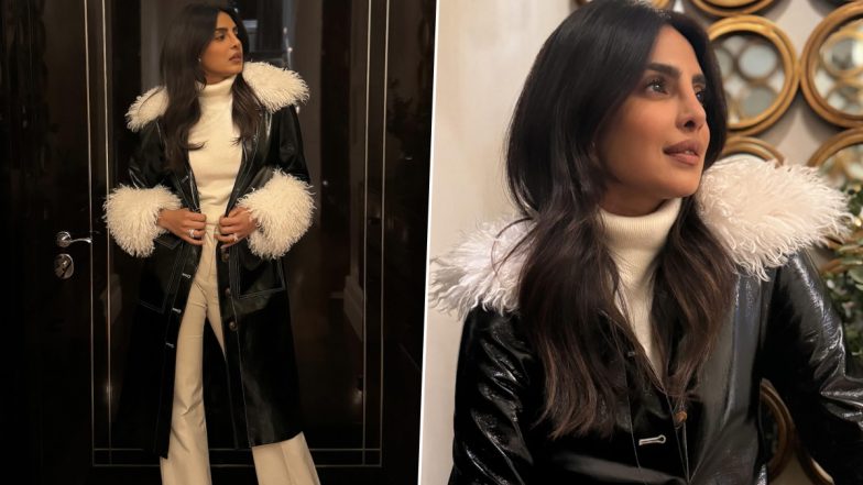 Priyanka Chopra Slays in Monochrome Outfit! Actress Oozes Total Boss Babe Vibes in Stylish Ensemble (View Pictures)