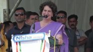 Priyanka Gandhi Vadra Begins 2-Day Campaign Across Wayanad, Will Address 3 Rallies Today for Upcoming Lok Sabha By-Election 2024 (Watch Video)