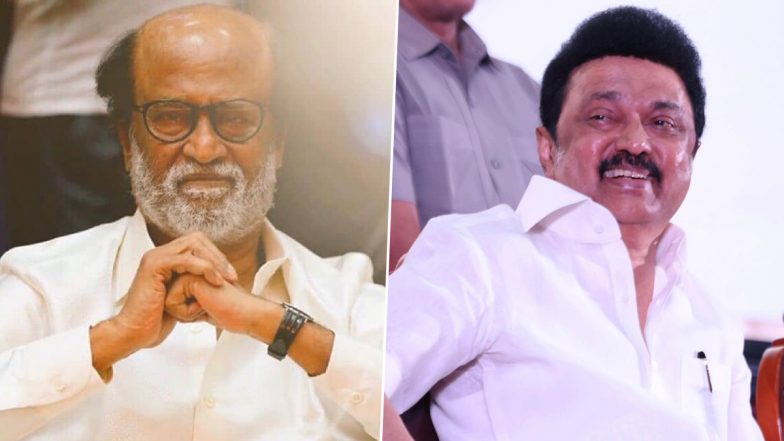 Rajinikanth Hospitalised: Tamil Nadu Chief Minister MK Stalin Wishes the Superstar a Speedy Recovery