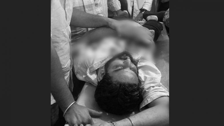 Punjab Shocker: AAP Leader and Newly Elected Sarpanch Rajwinder Singh Allegedly Shot Dead in Patti Village, Disturbing Pic Surfaces (Viewer Discretion Advised)