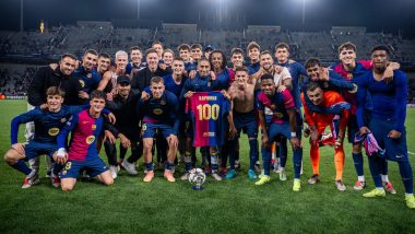 Raphinha Scores Hat-Trick in 100th Appearance for Barcelona, Achieves Feat During UEFA Champions League 2024–25 Match Against Bayern Munich