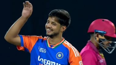 Rasikh Salam Claims Three-Wickets In An Over, Produces Fiery Spell During IND A vs UAE ACC Men's T20 Emerging Teams Asia Cup 2024 (Watch Video)