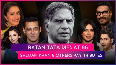 Ratan Tata Passes Away at 86: Salman Khan, Kamal Haasan, Jr NTR, Priyanka Chopra, Ajay Devgn & Others Mourn Demise of Padma Vibhushan Industrialist