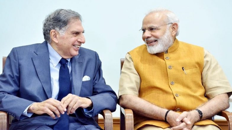 Ratan Tata Dies: PM Narendra Modi Condoles Demise of Former Tata Sons Chairman, Says 'He Was Visionary Business Leader, a Compassionate Soul and an Extraordinary Human Being'