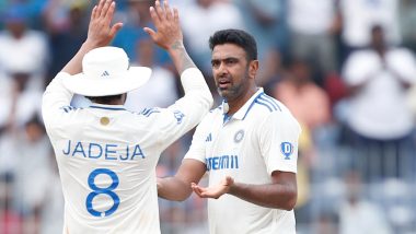 Ravi Ashwin Equals Muttiah Muralitharan's Record of Most Player of the Series Award in Tests, Achieves Feat After India's Register 2-0 Sweep over Bangladesh