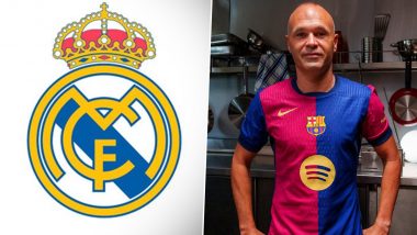 Andres Iniesta Retires: Real Madrid Release Statement After Barcelona Legend's Retirement, Calls Him ‘One of the Biggest Legends of Spanish and World Football’