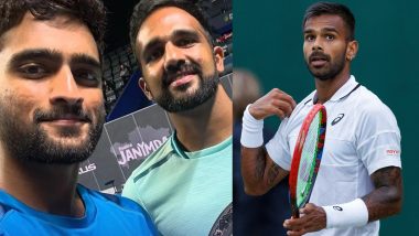 Rithvik Choudhary Bollipalli and Arjun Khade Win First ATP 250 Trophy By Clinching Almaty Open 2024 Men's Doubles Title, Sumit Nagal Loses in Swiss Indoors Qualifiers