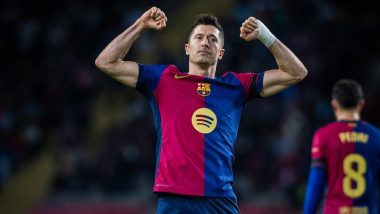 Barcelona 5–1 Sevilla, La Liga 2024–25: Robert Lewandowski and Pablo Torre Score Braces, Pedri Adds One As Blaugrana Dominate To Seal Three Points