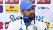 IND vs NZ 2nd Test 2024: Captain Rohit Sharma Pinponts Reason Behind Indian Cricket Team's Defeat to New Zealand in Pune Test