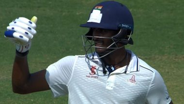 Sai Sudharsan Scores His Maiden Double Century in First-Class Cricket, Achieves Feat During Tamil Nadu vs Delhi Ranji Trophy 2024-25 Match