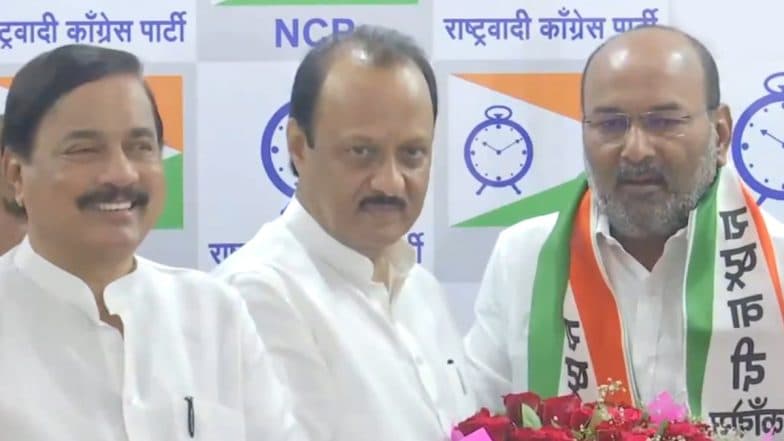 Sanjaykaka Patil, Former BJP MP Joins Ajit Pawar-Led NCP Ahead of Maharashtra Assembly Elections 2024 (Watch Video)