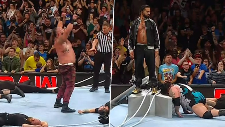 Seth Rollins Returns, Helps Braun Strowman Defeat Bronson Reed in 'Last Monster Standing' Match During WWE Raw Ahead of Bad Blood 2024 (Watch Video)