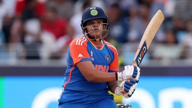 20-Year-Old Shafali Verma Becomes Youngest Player to Complete 2000 Runs in Women's T20Is, Achieves Feat During IND-W vs SL-W ICC Women's T20 World Cup 2024 Match