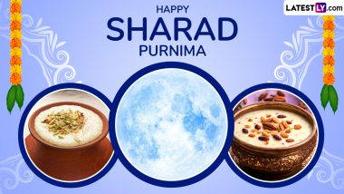 Sharad Purnima 2024 Wishes, Images and HD Wallpapers: Send WhatsApp Messages, Greetings, Quotes and Photos To Celebrate Kojagiri Purnima