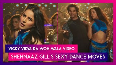 ‘Vicky Vidya Ka Woh Wala Video’ Song ‘Sajna Ve Sajna’: Shehnaaz Gill Shows Off Her Sexy Dance Moves Alongside Rajkummar Rao