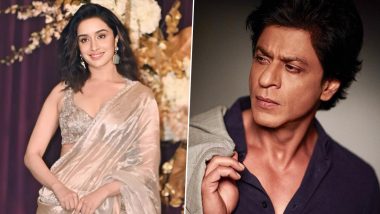 Shraddha Kapoor’s Shah Rukh Khan Mention Leaves Paparazzi in Splits As She Tries To Evade Them While Exiting Manish Malhotra’s Diwali Party (Watch Video)