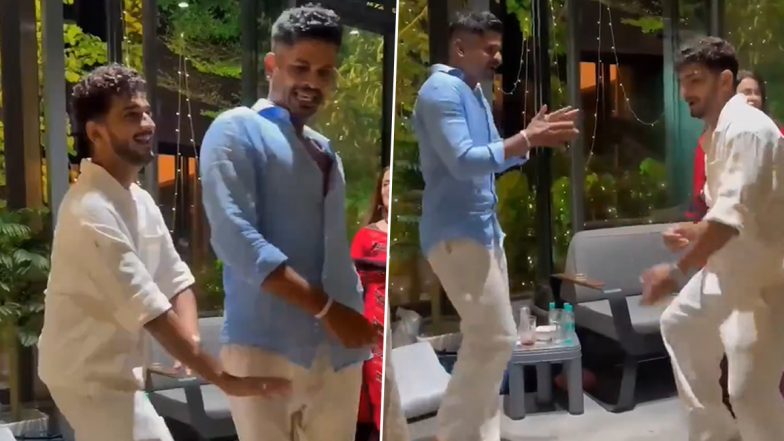 Shreyas Iyer Dances With Munawar Faruqui At Mehendi Ceremony Of Friend Dr Aashna Kanchanwala, Video Goes Viral