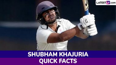 Shubham Khajuria Quick Facts: Here’s All You Need To Know About Jammu and Kashmir Opener Who Scored Double Century Against Maharashtra in Ranji Trophy 2024-25