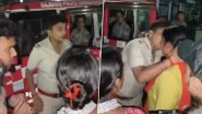 West Bengal: 'Drunk' ASI Tanya Roy Grabs Woman by Neck, Nearly Kisses Her Lips While Trying To Prove She Is Not Intoxicated in Siliguri; Video Goes Viral