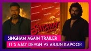 &lsquo;Singham Again&rsquo; Trailer: Ajay Devgn, Kareena Kapoor Khan, Ranveer Singh, Deepika Padukone, Arjun Kapoor, Akshay Kumar Look Promising in Rohit Shetty&rsquo;s Latest Cop Universe Film