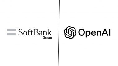 OpenAI Funding: Japanese Telecom Giant SoftBank Investing USD 500 Million in ChatGPT-Developer After Apple Dropped Out of Conversation