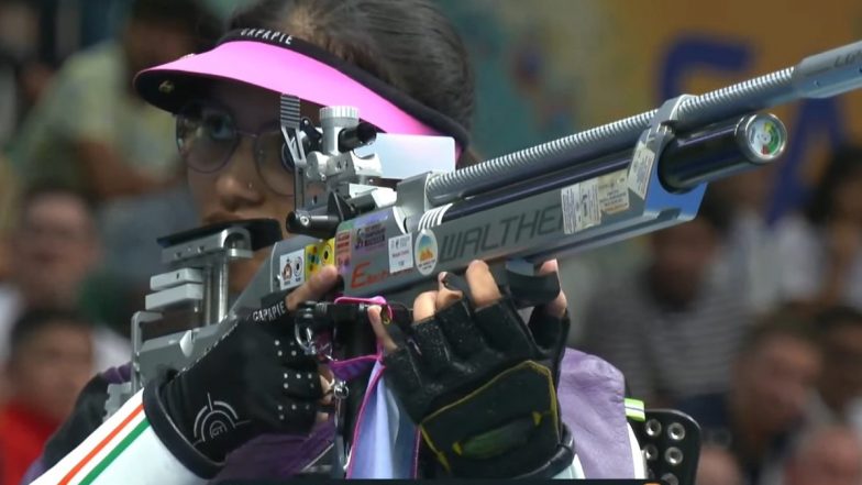 Sonam Uttam Maskar Wins Silver Medal in Women's 10 M Air Rifle Event at ISSF World Cup Final 2024, Tilottama Sen Finishes Sixth