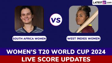 SA-W 119/0 in 17.5 Overs (Target 119) | South Africa vs West Indies Live Score Updates of ICC Women's T20 World Cup 2024: Laura Wolvaardt and Tazmin Brits Help Proteas Achieve Dominant Victory Over West Indies