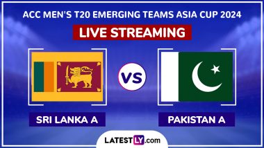 Sri Lanka A vs Pakistan Shaheens, ACC Men's T20 Emerging Teams Asia Cup 2024 Semi-Final Match Live Streaming Online: How To Watch SL A vs PAK A Cricket Match Free Live Telecast on TV?